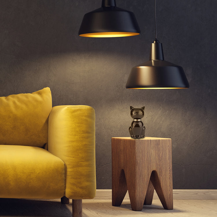 Metaal dierenurn Nuna wit glans design