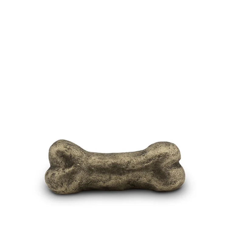 Keramische urn champagnekleur troosturn langwerpig