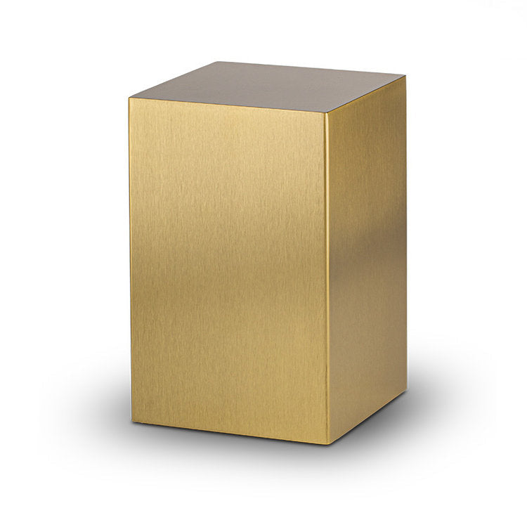 Roestvaststaal urn RVS zilver strak Scandinavisch design