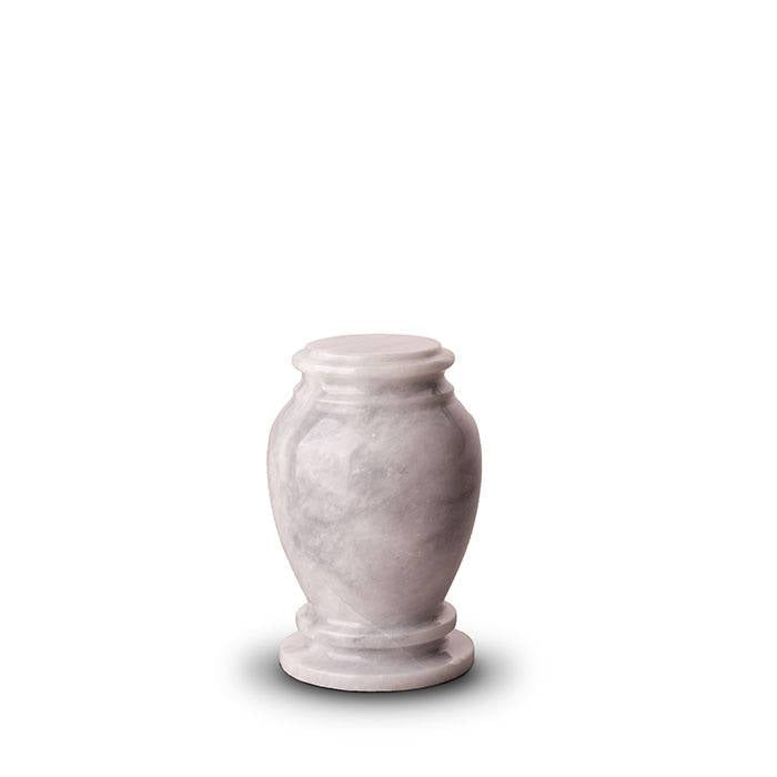 Marmeren keepsake urn natuursteen uniek patroon en eigen karakter
