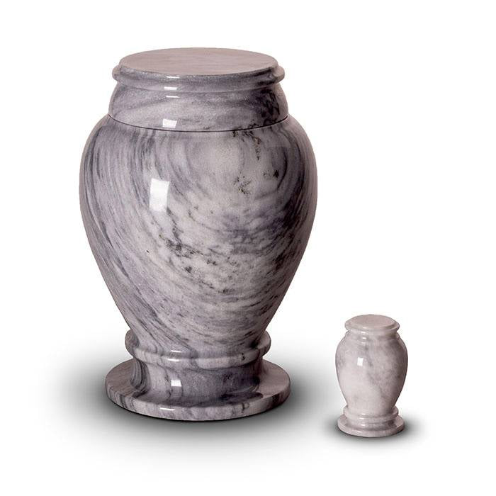 Marmeren keepsake urn natuursteen uniek patroon en eigen karakter