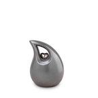 Keramische mini urn met kleurrijke afwerking