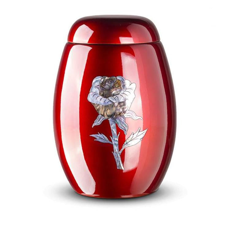 Glasfiber Parelmoer Urn in Moderne Kleuren