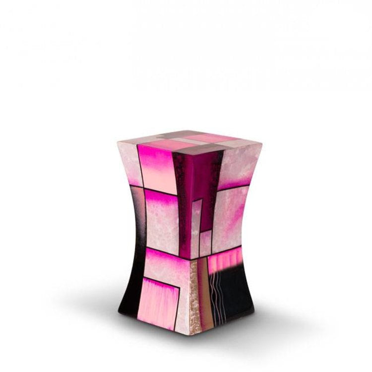 Glasfiber Medium Urn Diabolo met Moderne Kleurafwerking