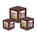 MDF urn hout groot modern handgemaakt persoonlijk eenvoudig te vullen
