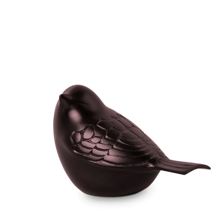 Metalen keepsake urn Songbird met verfijnd design