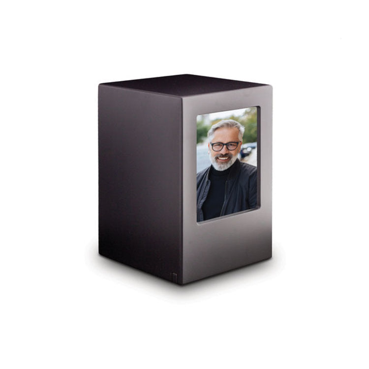 MDF urn hout modern handgemaakt persoonlijk eenvoudig te vullen