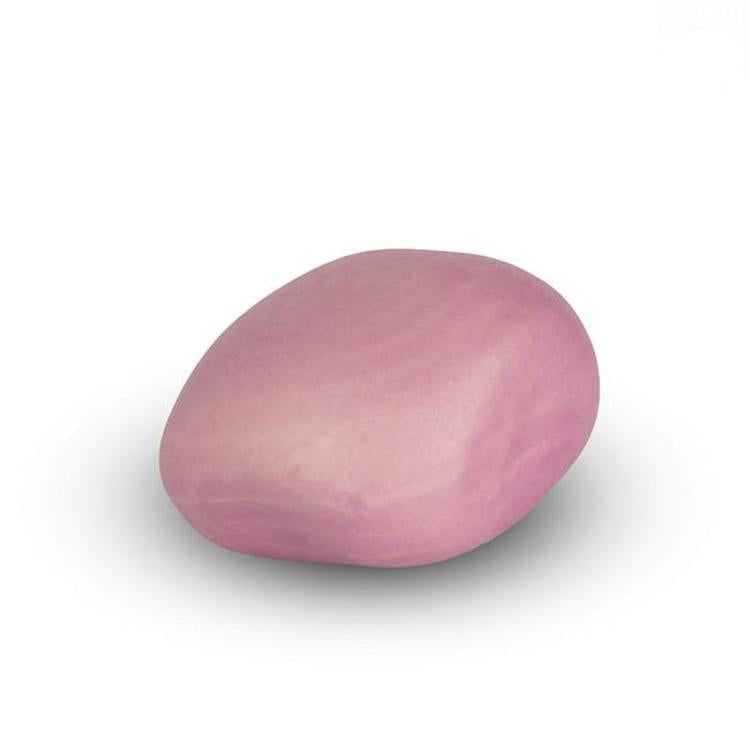 Keramisch knuffelkeitje mat roze handgemaakt uniek formaat