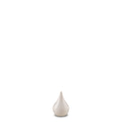 Keramische keepsake urn teardrop vorm blauw met glazuur